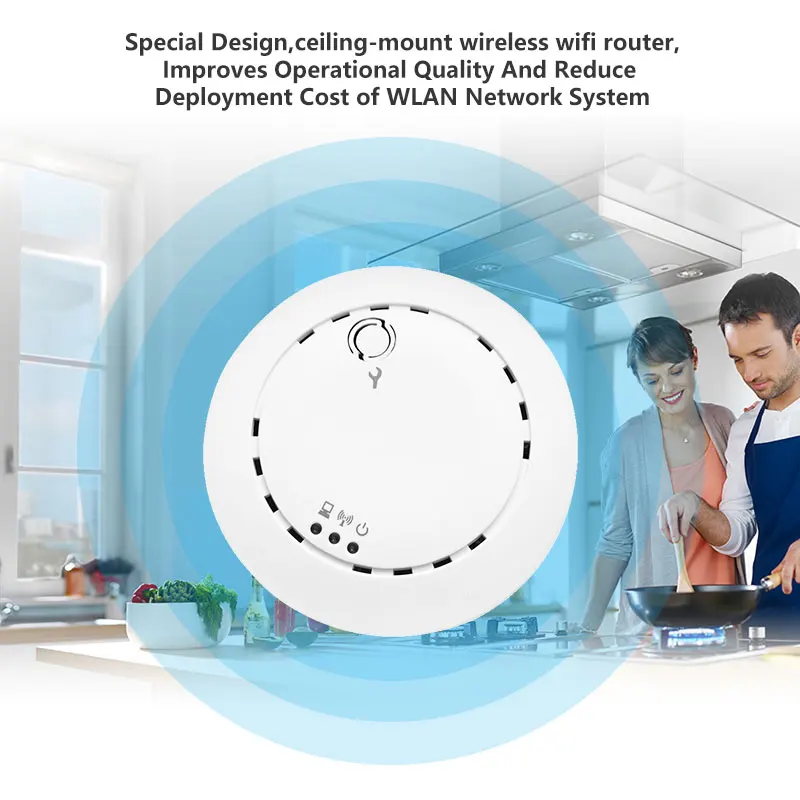 300Mbps Router Ceiling-mount Wireless Access Point Wifi Extender Wifi booster IEEE 802.11N/B/G for Large Wireless Deployments