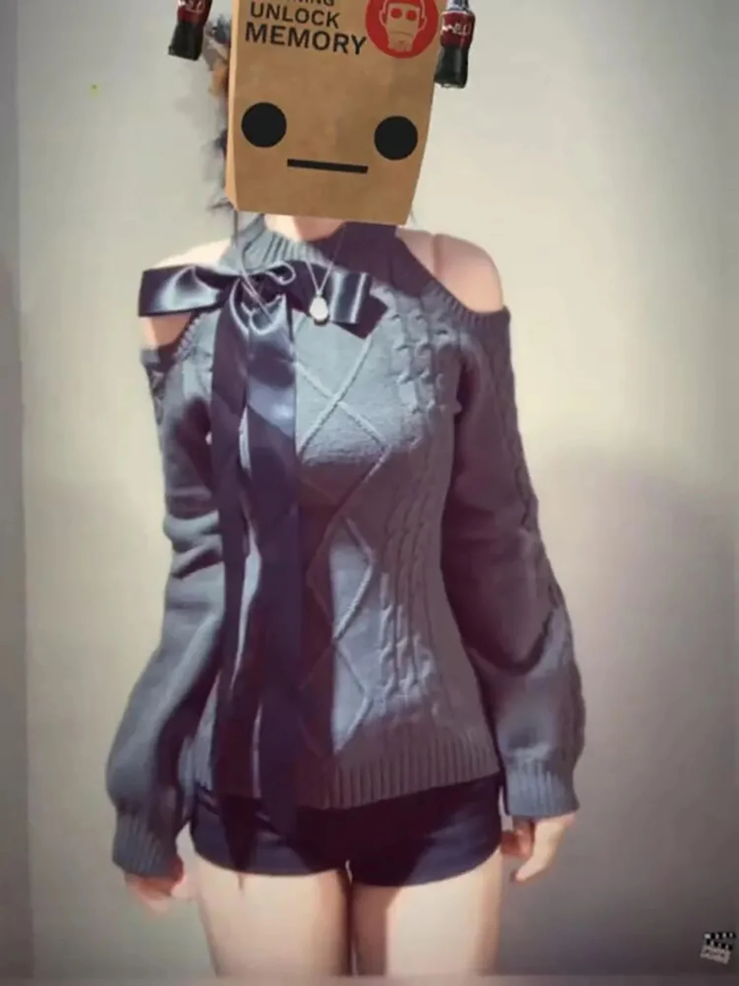 

ay Knitted Sweater Women's Spring New Slim Fit Waist Cinching Knot Belt Sli Personali Sweater Casual Wear