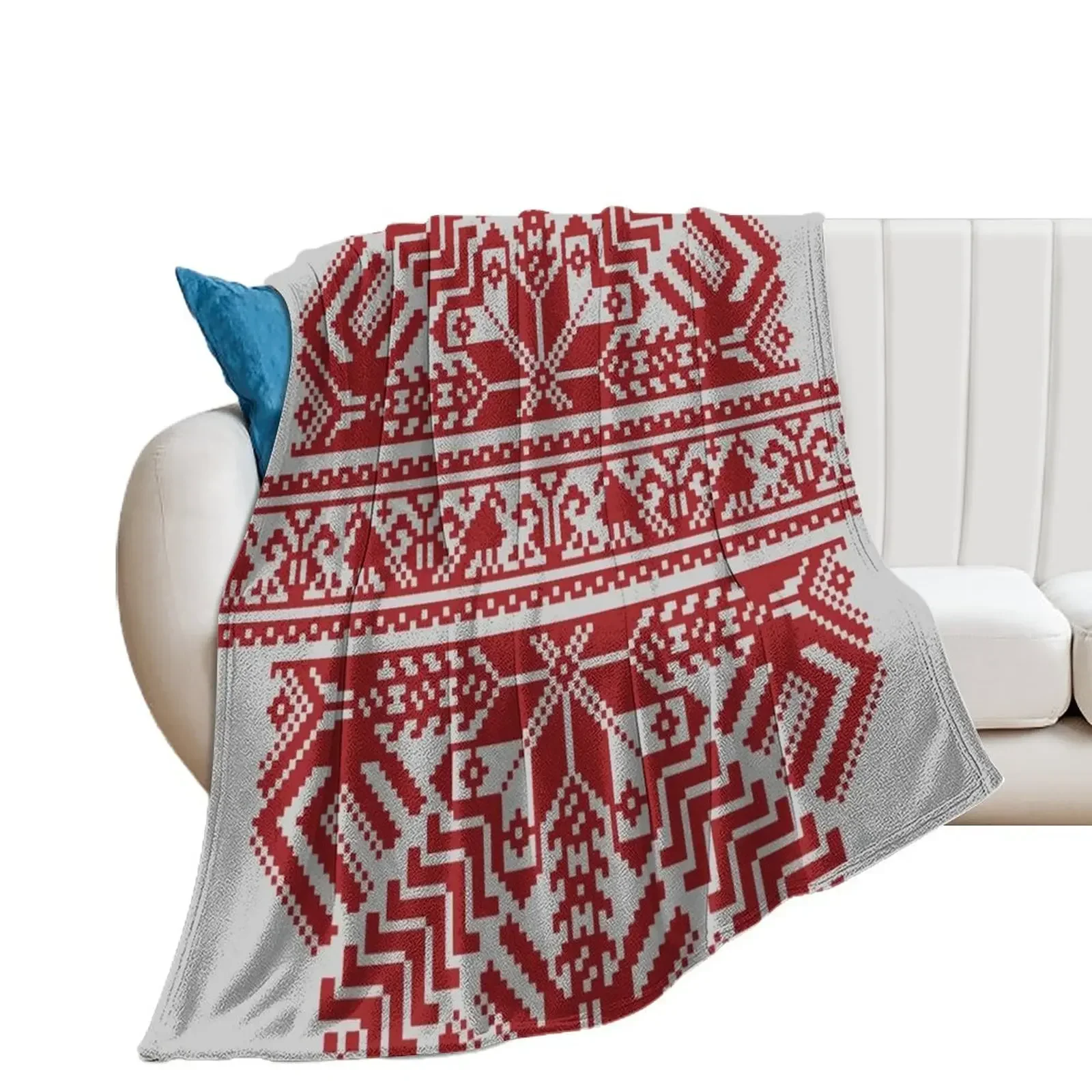 Baltic Traditional Ornament. Latvian Throw Blanket Sleeping Bag Hair Blankets