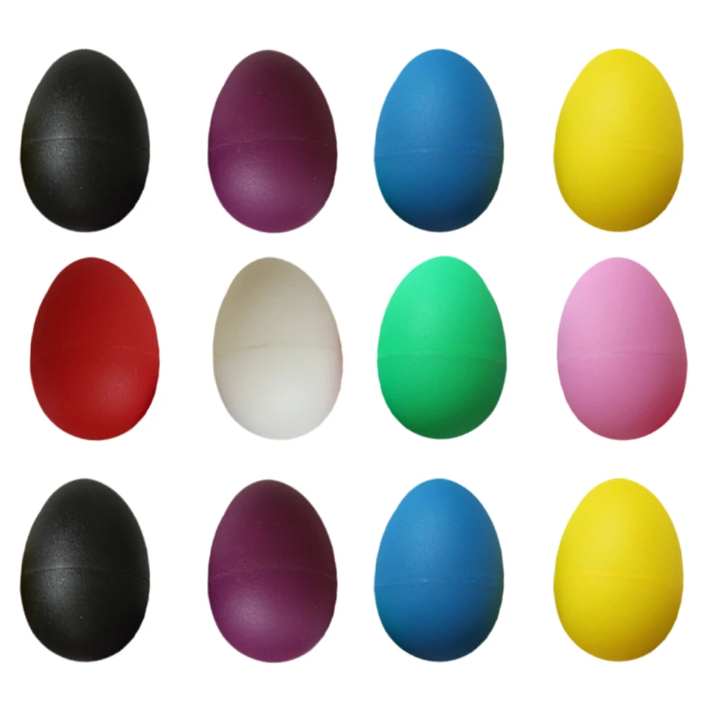 12 Pcs Music Toys Percussion Musical Maracas Eggs Children Shaker Instruments Preschool