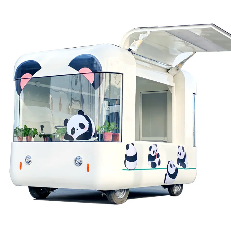 Imbisswagen, gewerblich, Stand, mobil, Grill, Snack, Multifunktion, elektrisches Allrad