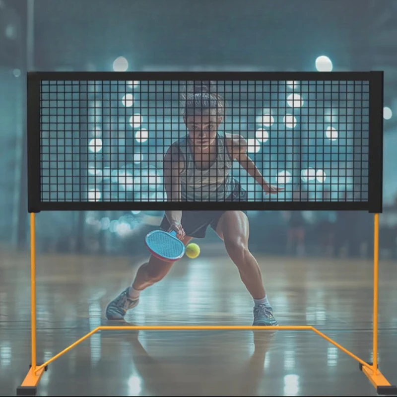 Foldable Pickleball Trainer Net Outdoor Practice Pickleball Net Beginner Professional Pickleballs Nets Portable Sports Equipment