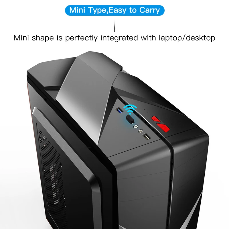 미니 USB WIFI 6 동글 네트워크 카드 802.11ax USB 2.4GHz 와이파이 랜 어댑터 드라이버 프리 PC 노트북 윈도우 7 10 11용