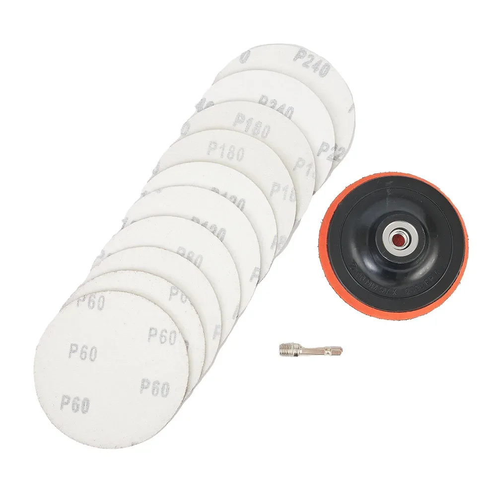 Newest Sanding Disc Sanding Pad 10pcs 12000RPM With Backing Pad 4 Inch/100mm Parts Polyurethane Replacement Sanding