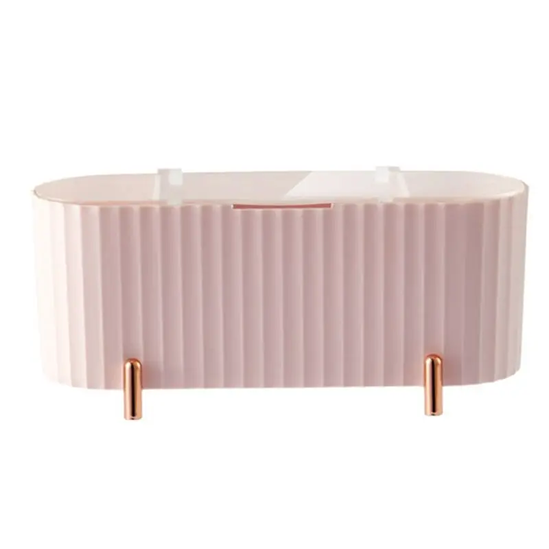 SYW-Desktop Cotton Swabs Dispenser Holder Cotton Ball Storage Box Jar For Cosmetic Cotton Pads Bathroom Organizer Canisters