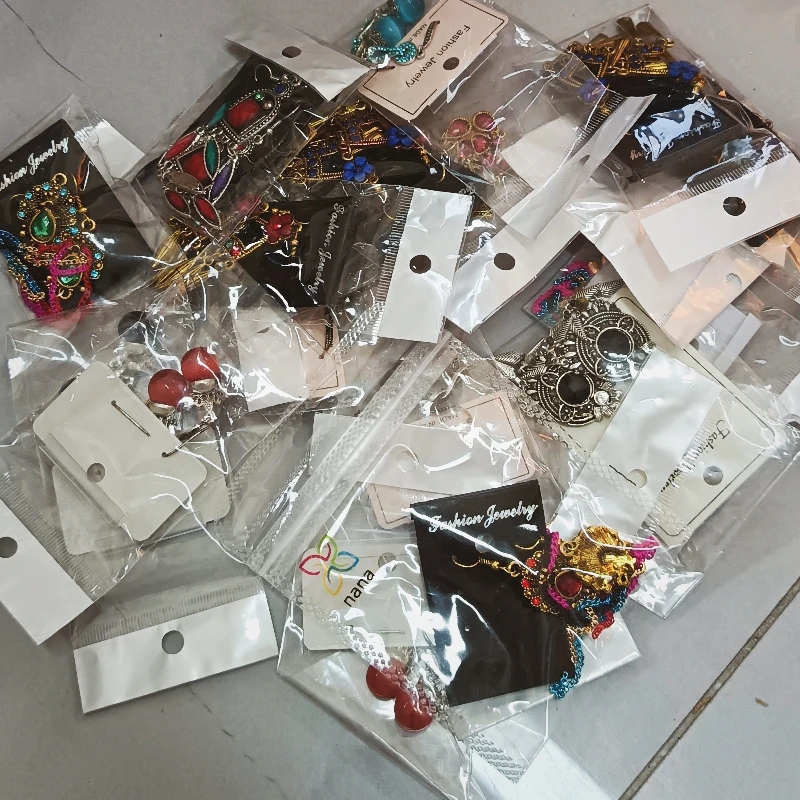 عشوائي 1/10/30/50 قطعة حية مجوهرات حزمة قلادة أقراط خواتم أساور صغيرة النساء مشرق هدية #1