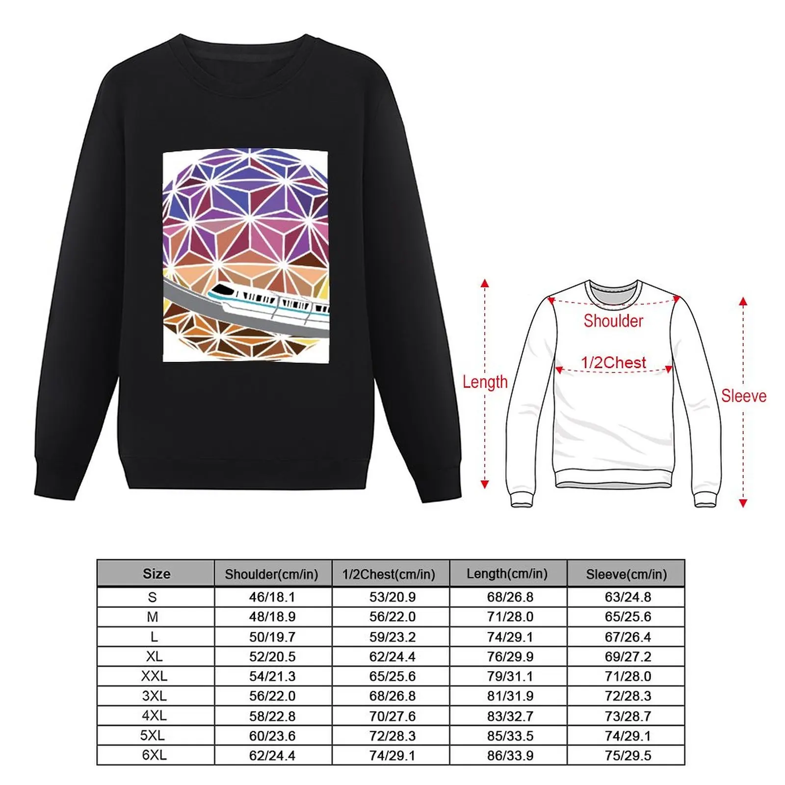 Spaceship Saturn With Teal Monorail Pullover Hoodie streetwear men winter clothes anime sweatshirt