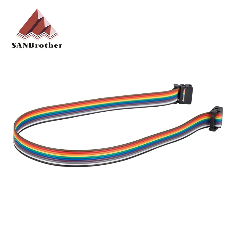 3d Pirnter Screen LCD Extension Cable 10 Pins，Flexible Flat Ribbon Jumper Display Cable for Ender-3/CR-10 Series