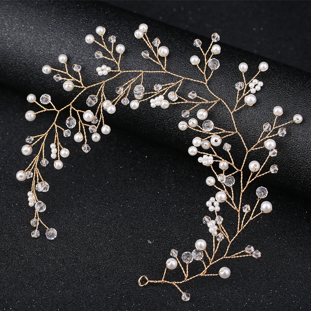 

Headband Bridal Hair Accessories Elegant Wedding Headdress Women Bride Hairstyle Decor Party Photoshoot Festival Daily