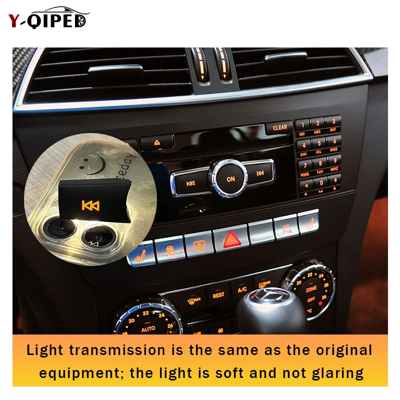 CD-Player-Taste für die Mittelkonsole für Mercedes Benz W204 X204 W212 W207 W218 W166 W156 W176 W172 Klasse, Radio-Ein/Aus-Taste – Detail 5