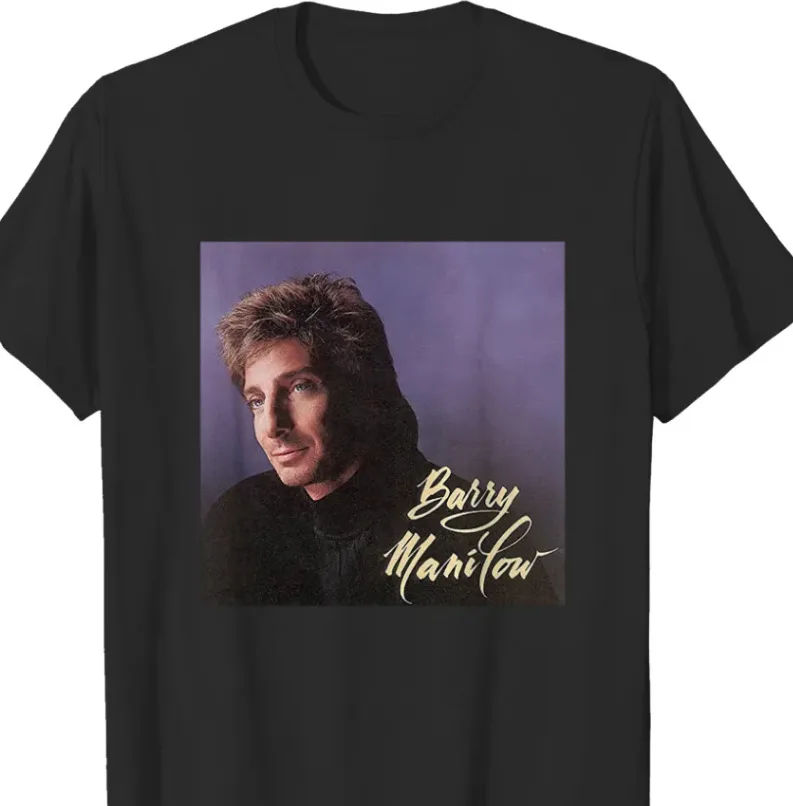 Barry Ganteng Manilow Graphic T-Shirt Short Sleeve Unsiex S-5Xl