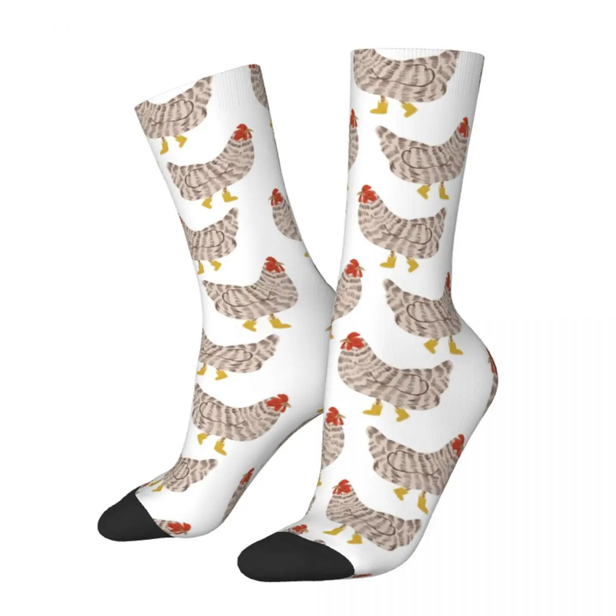 Winter Warm Harajuku Unisex Chicken Rain Boot Socks Breathable Crew Socks