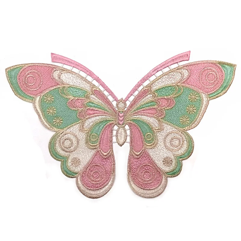 1Pc Butterfly Embroidered Patches for Clothing Sewing Application Cloth Dress