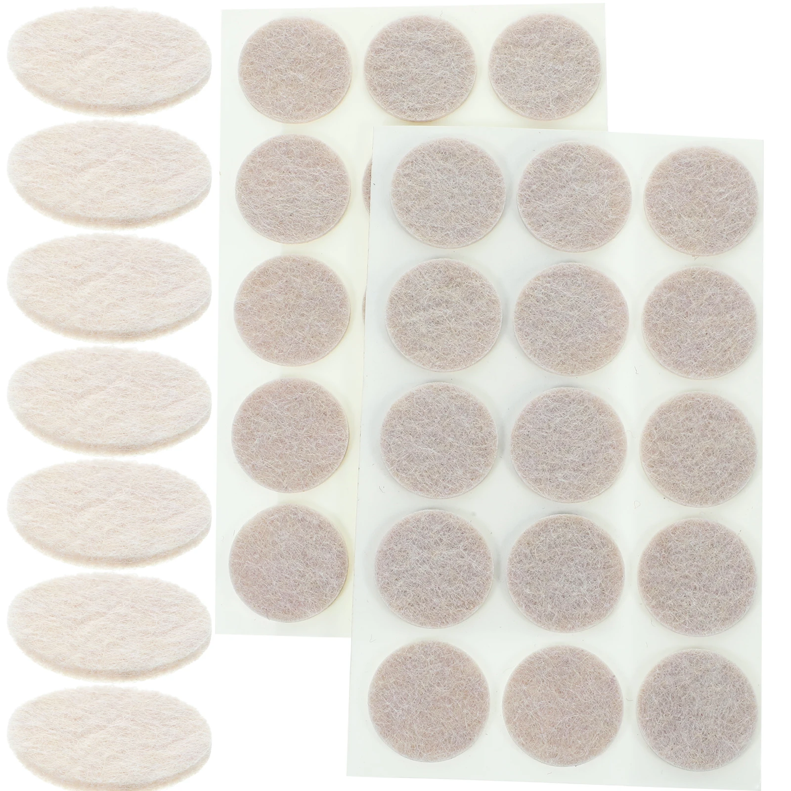 

225pcs Brown 28mm Felt Pad for Furniture Legs Chair Feet Protectors Non Slip Noise Reduction Anti Skid Floor Protectors