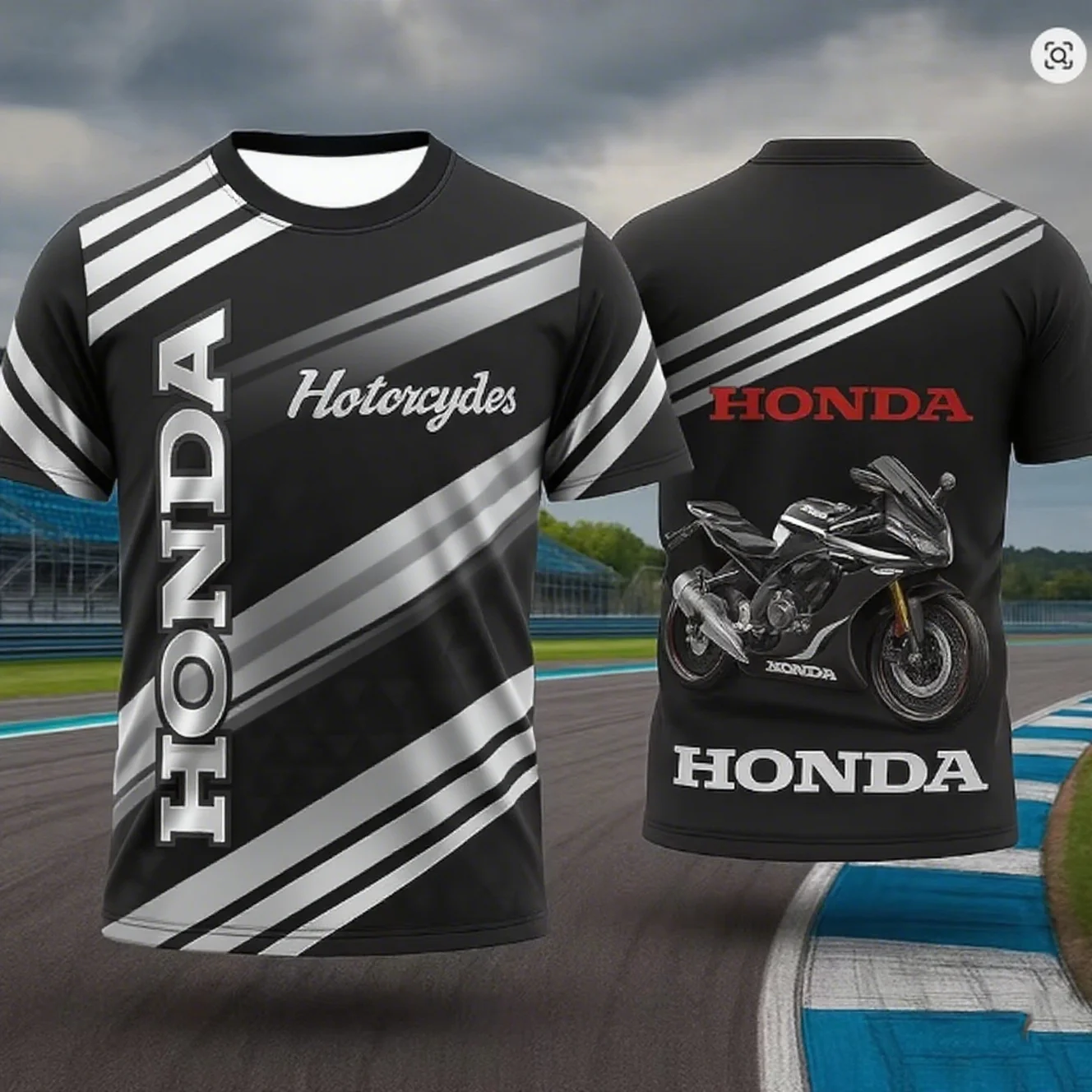 

Honda Team Summer Riding Shirt for Men, Ultra-Breathable Sweat-Wicking Quick Dry T-shirt for Motorcycle and Outdoor Training