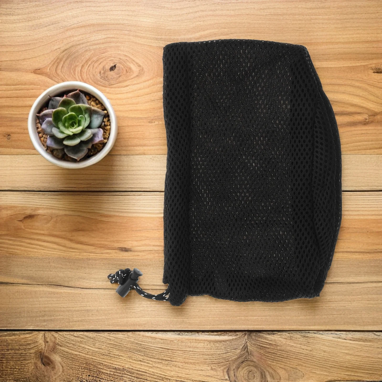 

4Pcs Outdoor Camping Round Bottom Mesh Storage Bag Drawstring Organizer Foldable Travel Hiking Essentials Mesh Bag