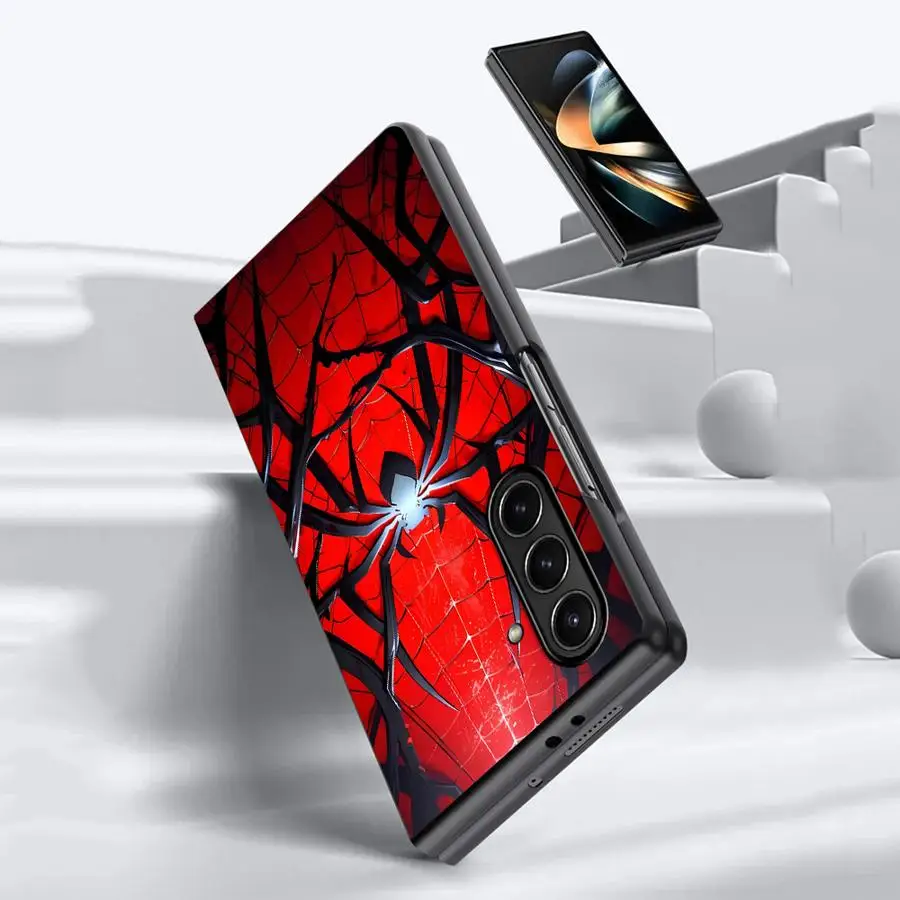 حافظة عنكبوت إبداعية لهاتف سامسونج جالاكسي ZFold4 Z Fold 7 6 5 4 3 ZFold5 ZFold3 ZFold7 ZFold6 غطاء هاتف خلفي