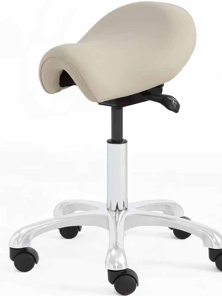 Saddle Chair - Adjustable Saddle Stool for Salon Spa Drafting Tattoo and Lash Tech，chair with lifting wheels, dental chair - view 2