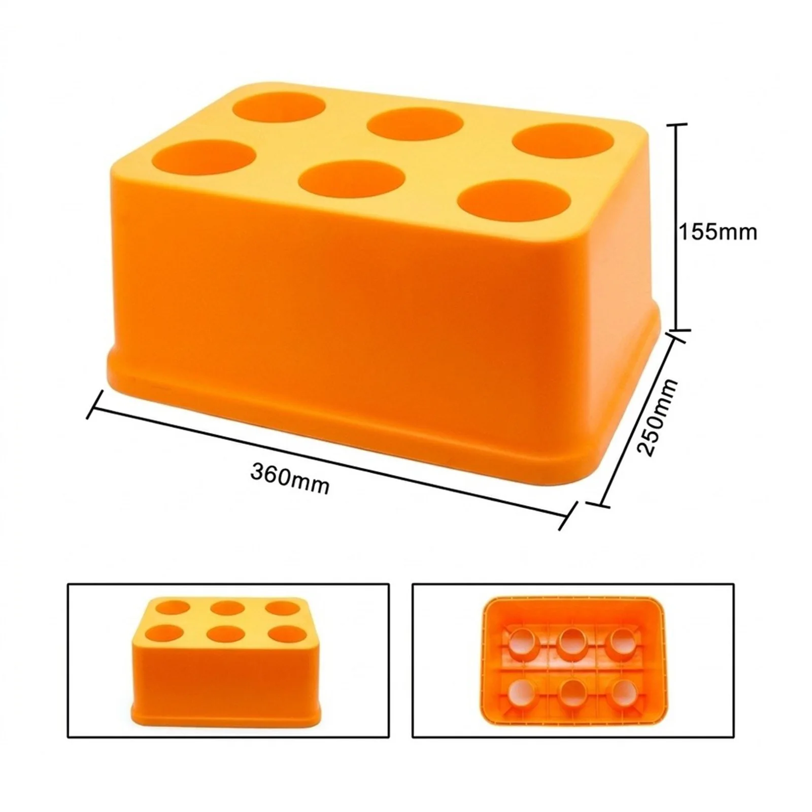 Hard Plastic Drill Bit Storage Unit for BT30 For BT40 For BT50 For CNC Machines Enabling Efficient Tool Categorization