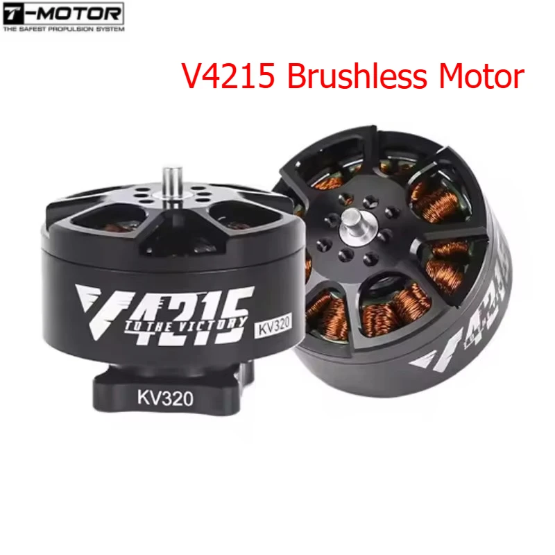 T-MOTOR T-HOBBY Velox V4215 Brushless Motor - 6-12S 320/420/600KV 12N14P 4mm Shaft 263g 13 Inch Cinelifter FPV Part