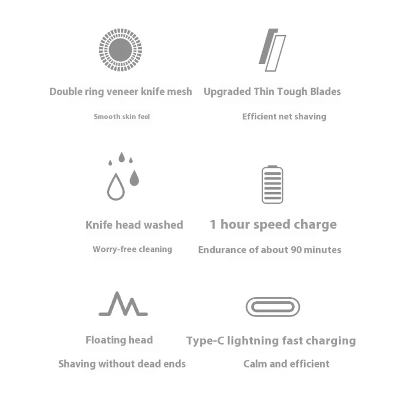 Маленькие мужчины электрический бритва 8 Вт.