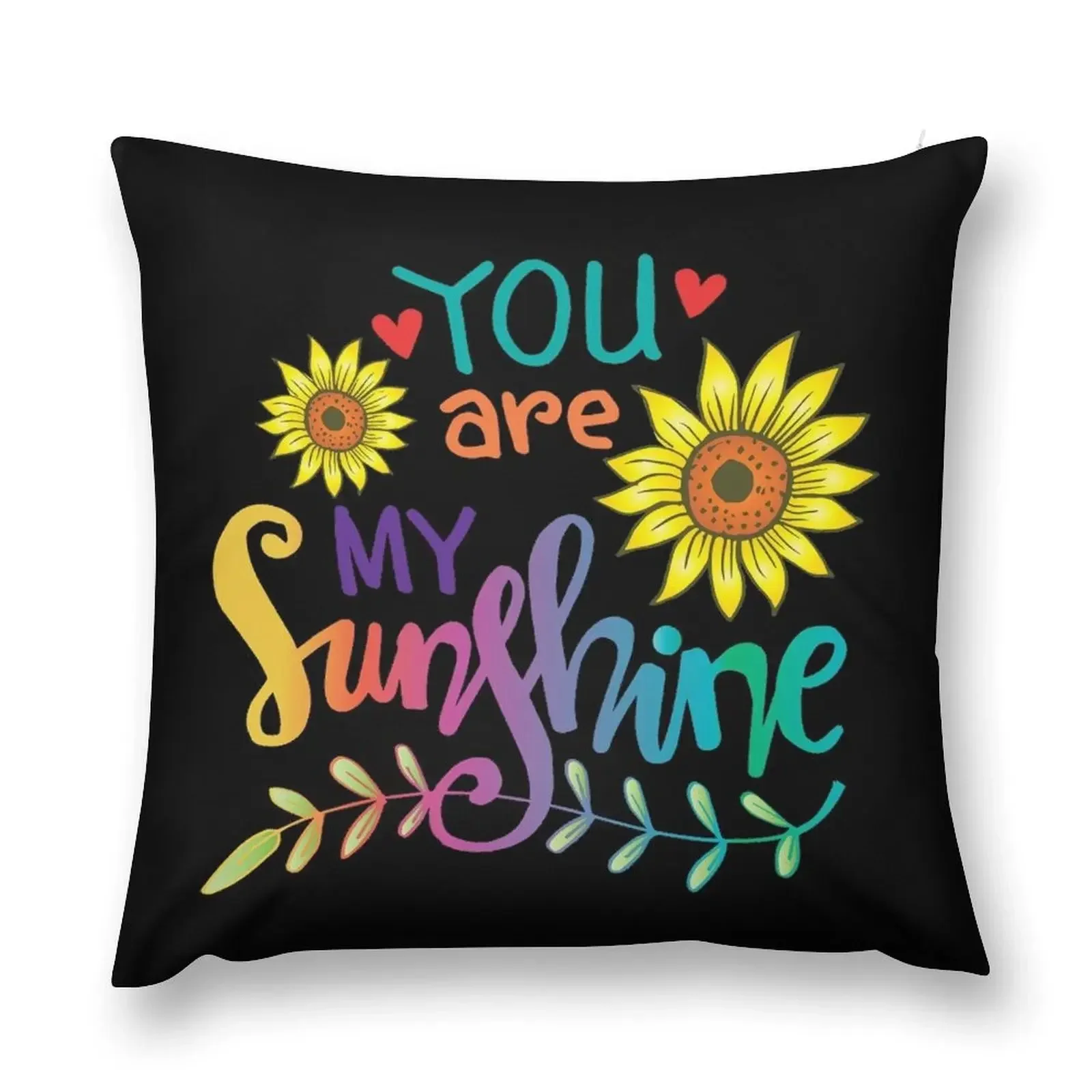 

you are my sunshine Throw Pillow Pillowcases Cushion Covers Sofa Pillow Cases pillow