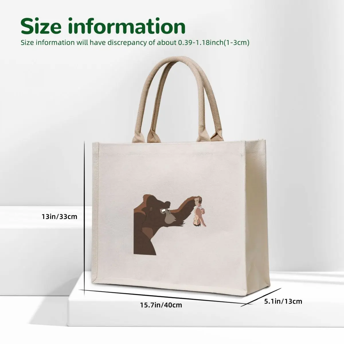 Tarzan Tote Bag tote bag woman sacs de shopping university shopper bag tote bags aesthetic