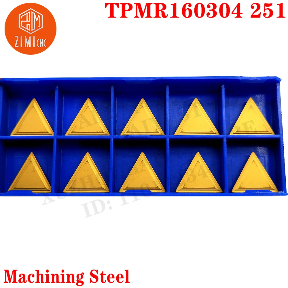 TPMR160304 TPMR160308 TPMR TPMR110304 YBM251 TPMR220412 YBC251 آلة مخرطة CNC أدوات تحول القاطع كربيد إدراج 10 قطعة / صندوق