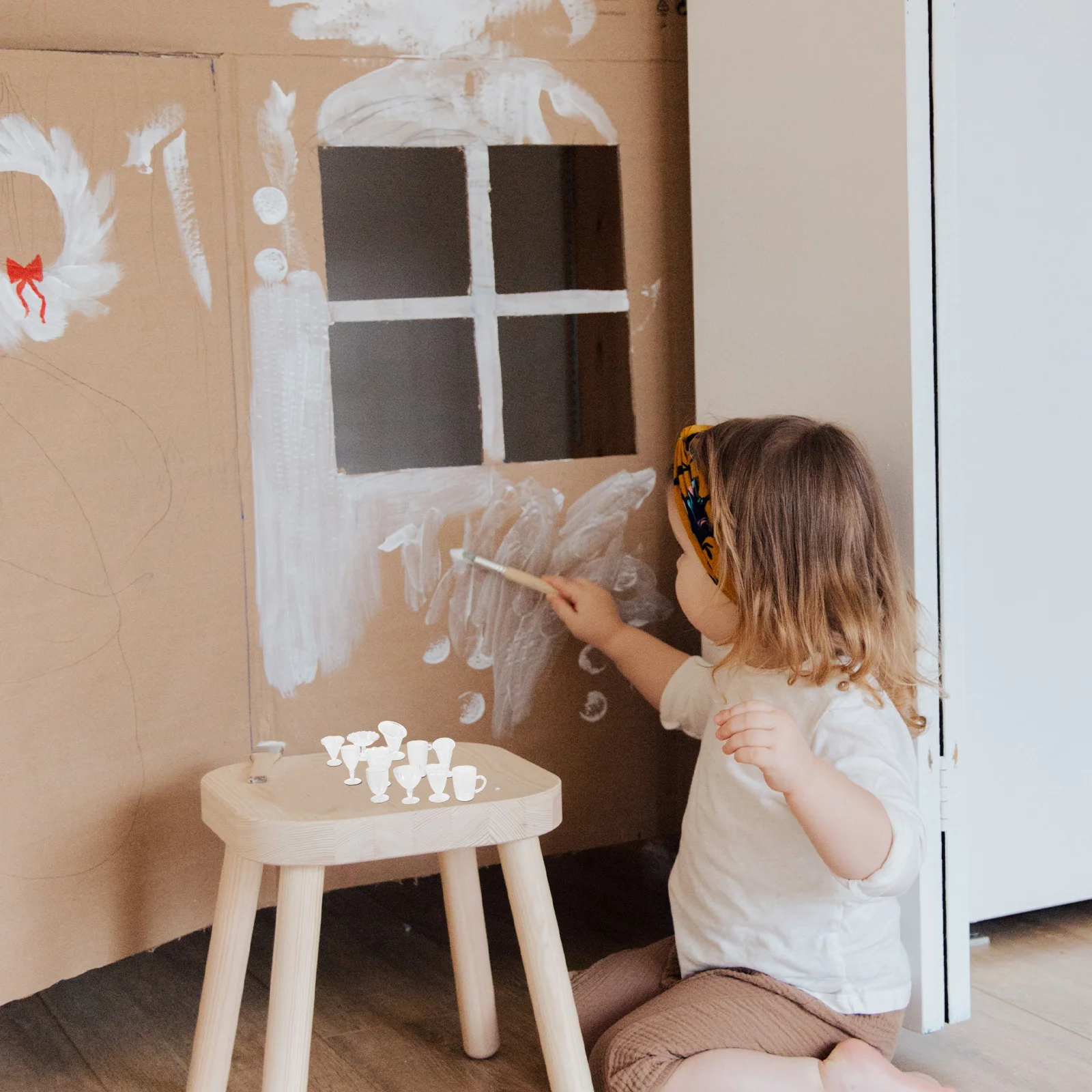 

Mini Cups Miniature Cup Models Exquisite Craftsmanship Tiny Drink Cup Realistic Appearance 5 Bags Decorative Ornaments