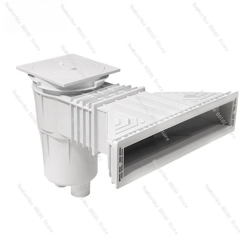 Ground Swimming Pool Skimmer, Wide-mouth Leaf and Impurity Collector, Multi-functional Water Treatment Device, Durable Home