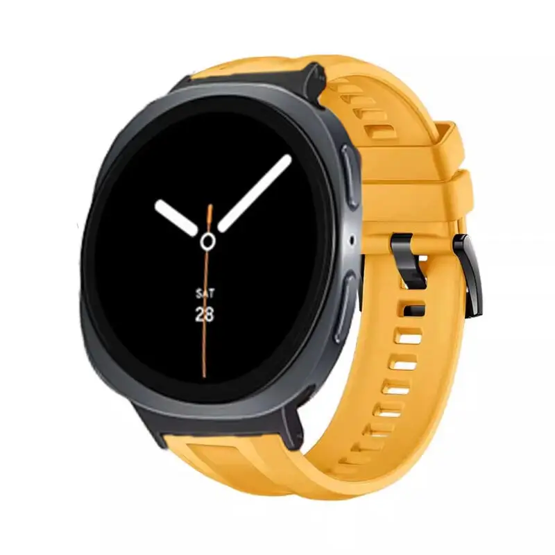 Silikonarmband für Samsung Galaxy Watch 8 40 mm 44 mm Sportarmband Armband für Galaxy Watch 8 Classic 46 mm Smart Watch Gürtel