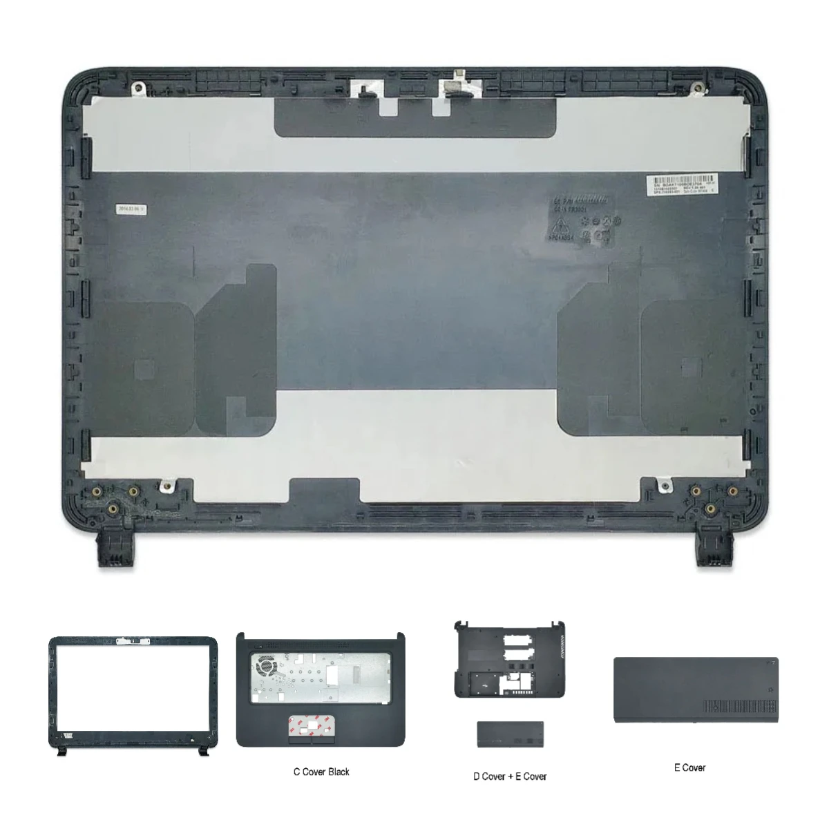 Tampa Traseira Superior, Moldura Frontal, Palmrest, Tampa Inferior e Carcaça do Disco Rígido/DVD para Notebook G14 G14-A G14-A001TX