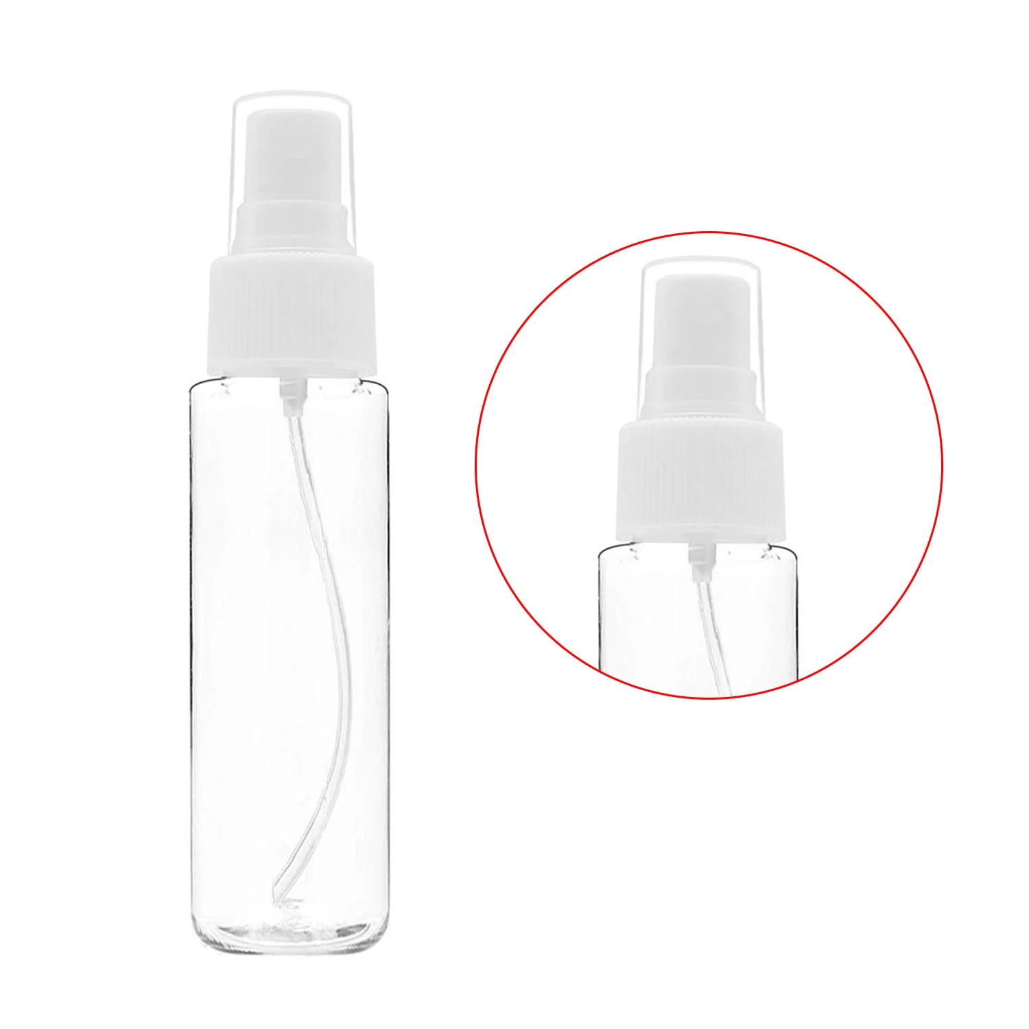 Новый 6 шт. пустой прозрачный пластиковый распылитель для мелкого тумана 30 мл распылитель для мелкого тумана