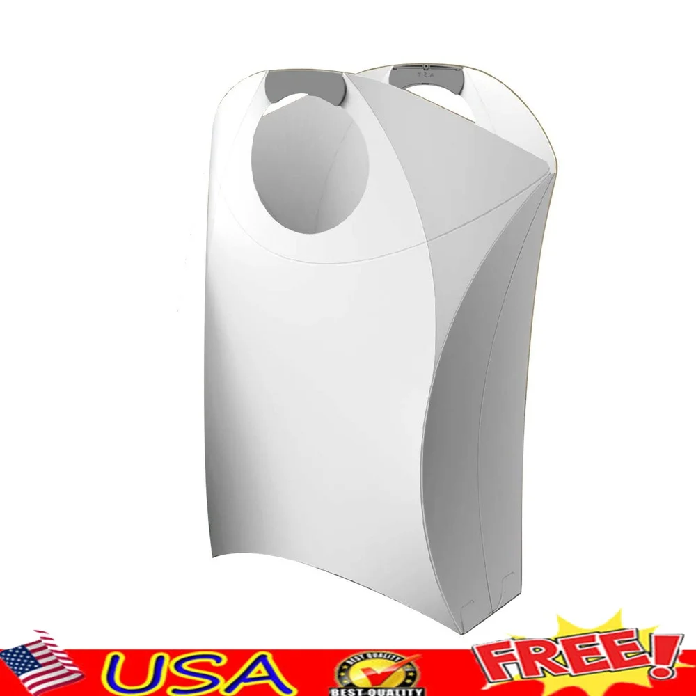 

Collapsible Laundry Hamper with Durable Handles Easy to Clean Storage Bin College Students Toys Household Items Daycare
