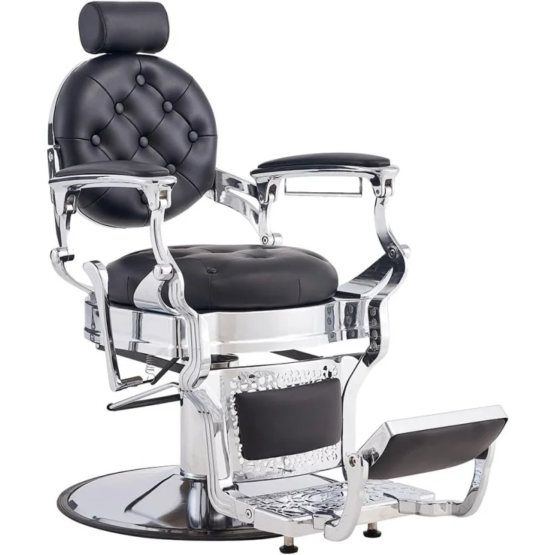 

Atlu Barber Salon Chair Stylist,Vintage Heavy Duty 700lbs Hair Styling Chairs for Barbershop Beauty Tattoo Massage (