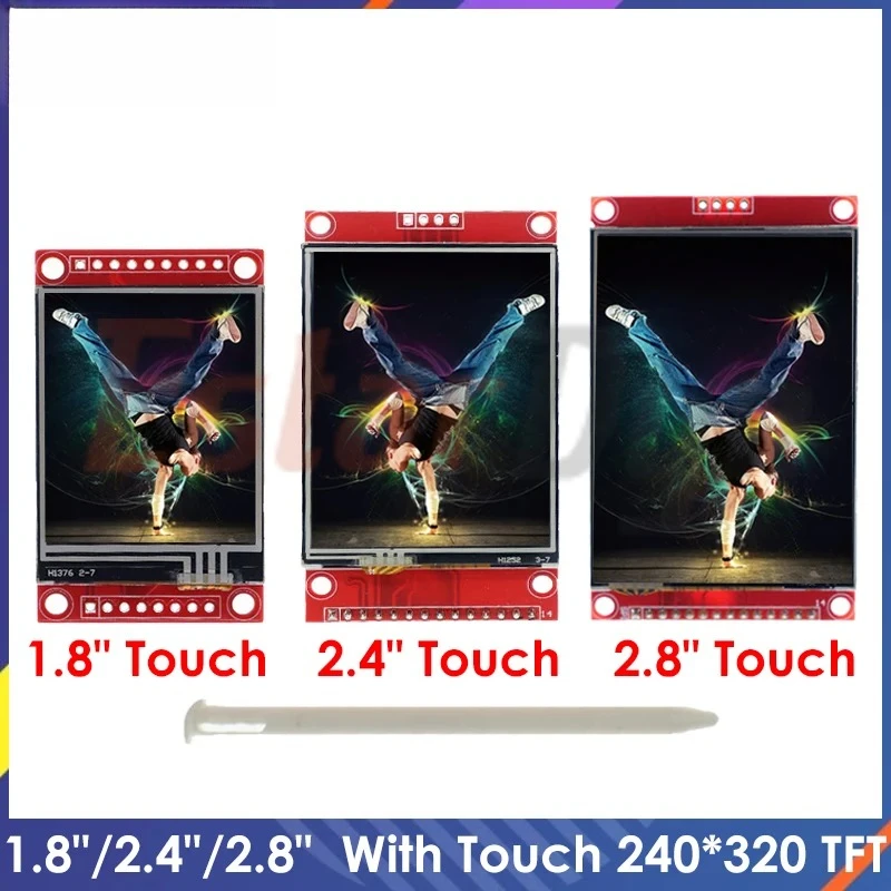 

Компактный TFT-дисплей 1.8", 2.4", 2.8" с сенсорным экраном 240*320, модуль драйвера IC ILI9341 ST7789