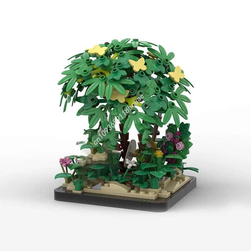 333 pçs moc selva caminho piratas modelo blocos de construção arquitetura educação brinquedos criativos montar presentes natal