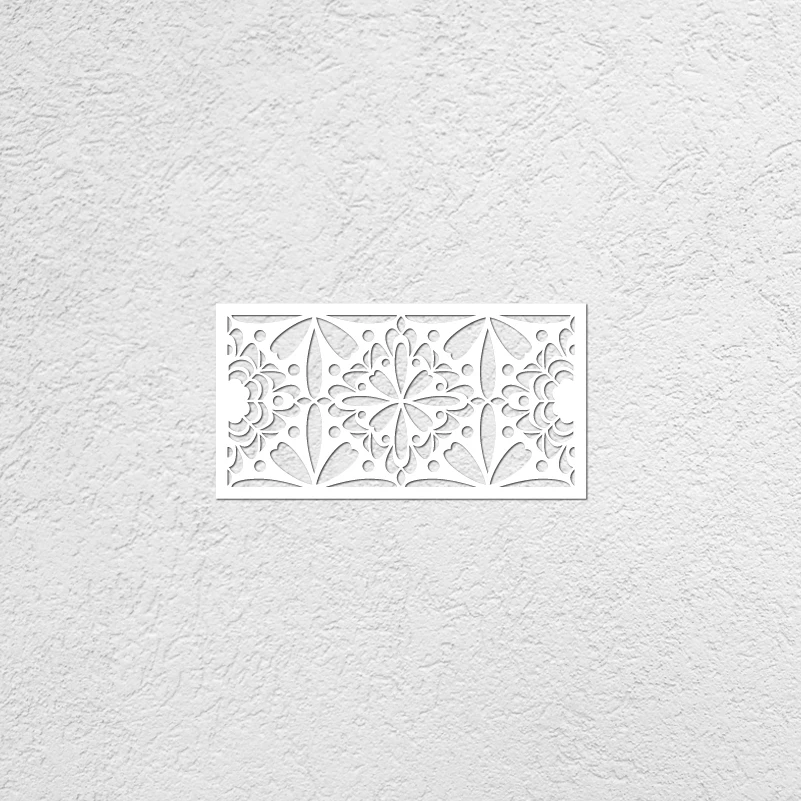 40cm - 80cm Wall Stencil Decor Template Furniture Makers For Plaster Putty Decorative Arabian Muslim Islamic Arabesque S030