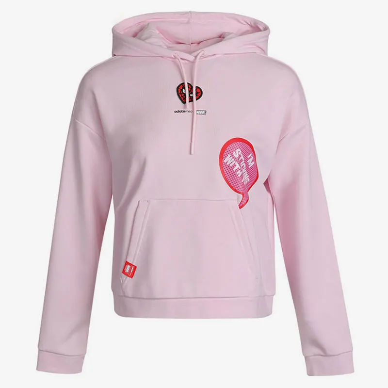 

Женская повседневная толстовка с капюшоном Adidas Originals Neo Pink New Season Spider-Man H55127