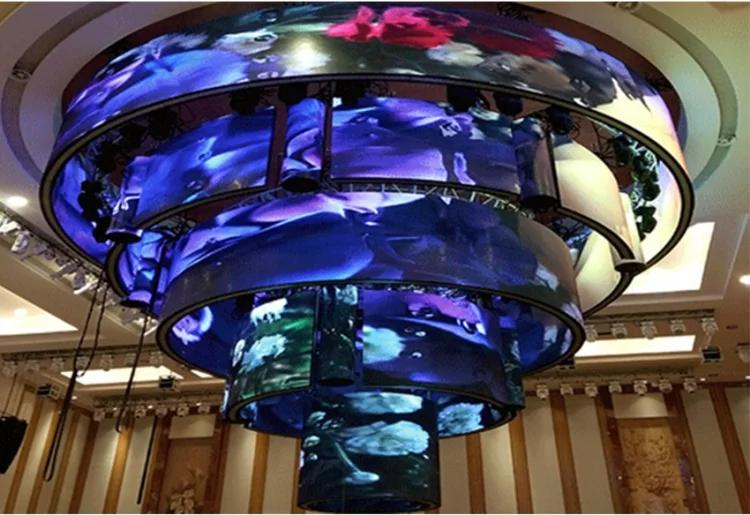 Advertising Smart Flexible LED Display Screen Retailing Screen in Shopping Mall