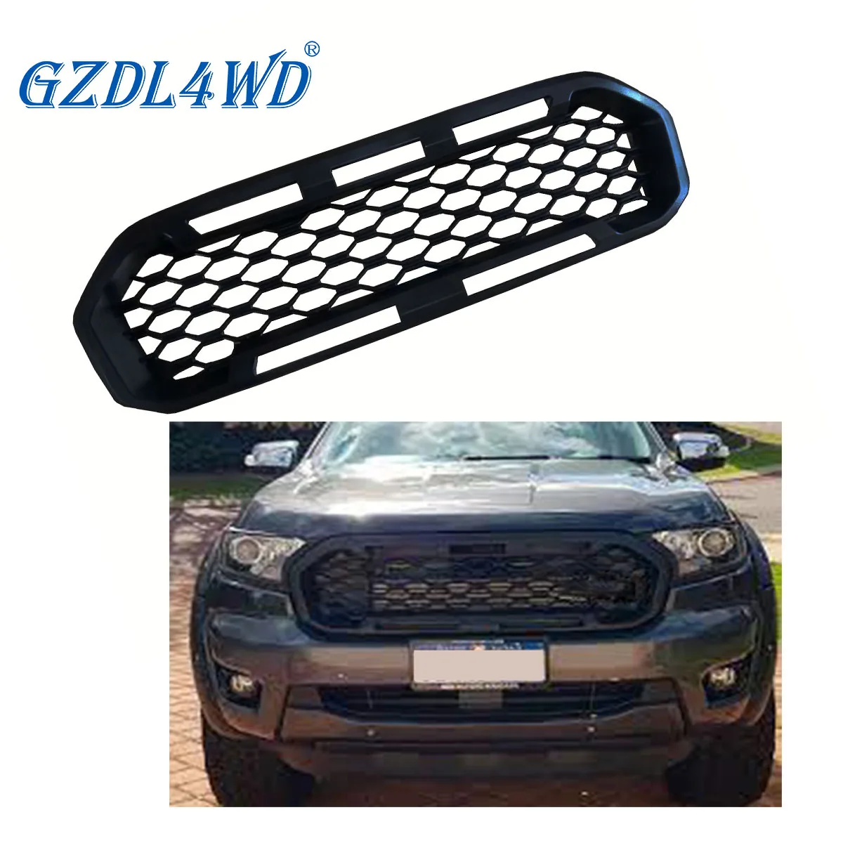 Front bumper Grille front grill for Ranger 2018 T8 XLT LARIAT XL