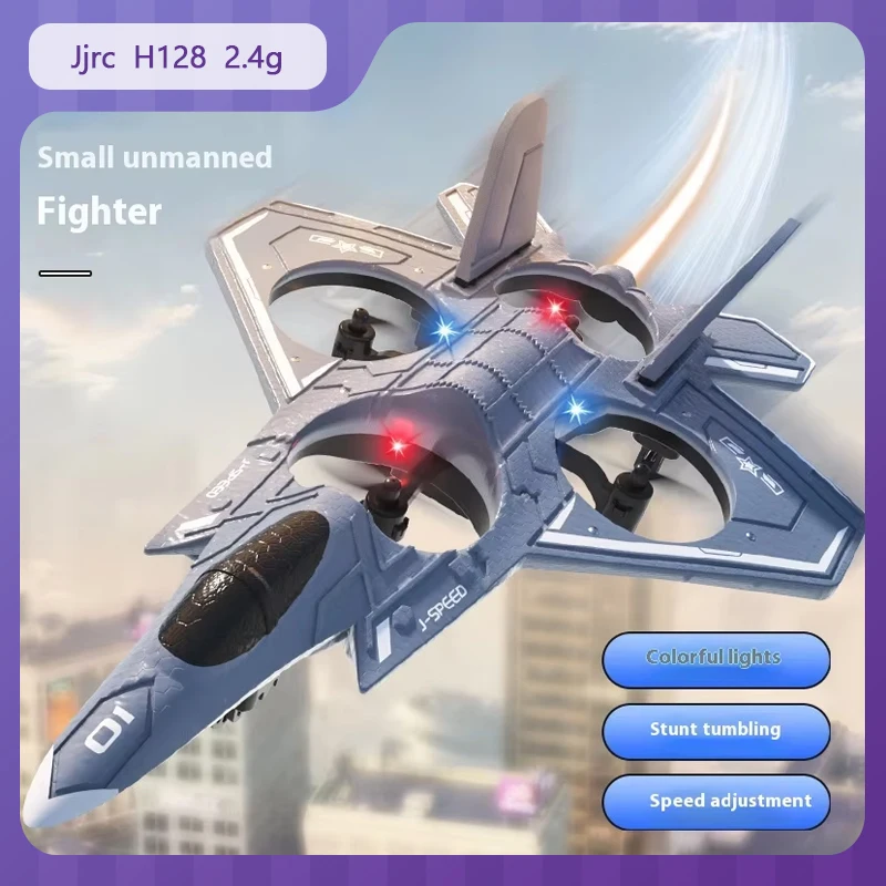 

Jjrc H128 2.4g Rc Plane Eva Dazzle Led Light Foam Small Uav Model 3d Stunt Roll Remote Control Flying Children'S Toy Gift