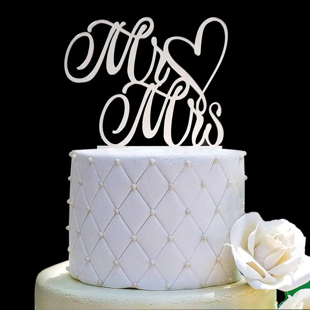 decoration-de-gateau-mr-et-mrs-–-decorations-de-gateau-de-fiancailles-et-de-mariage-signe-de-mariee-et-de-marie-acrylique-a-paillettes-argentees