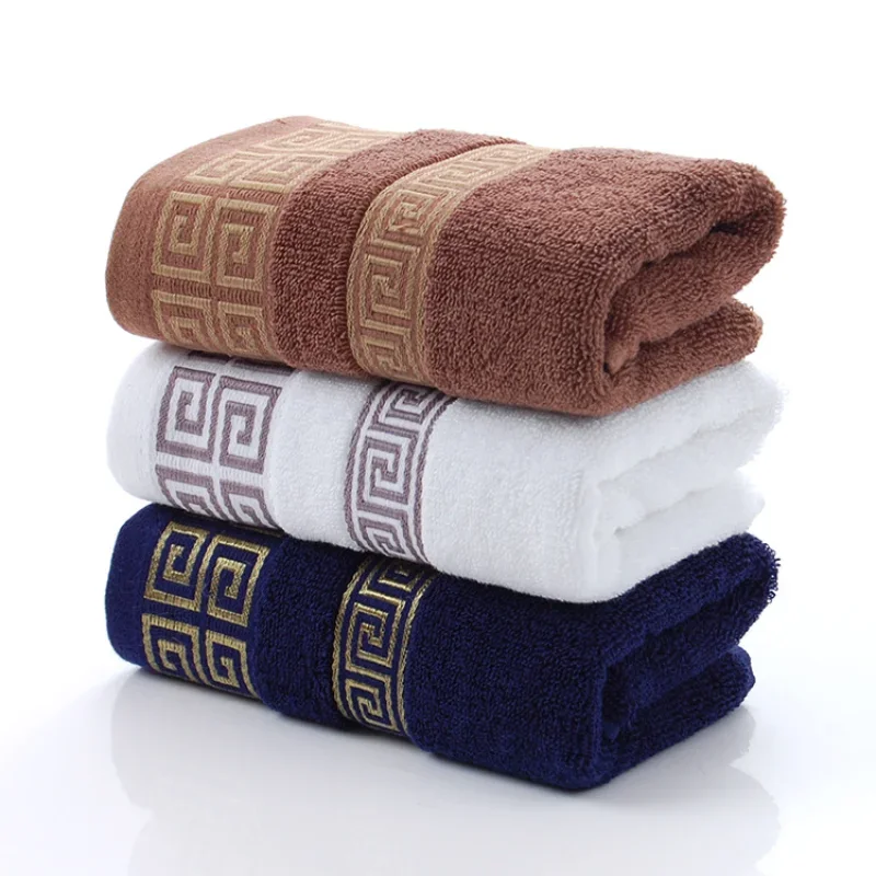 Pure Cotton Towel 34x75cm Embroidered Towels  for Adults Quick-Dry Thicken Soft Face Towels Absorbent