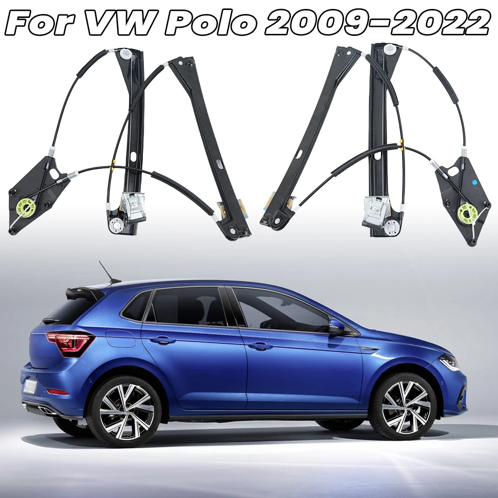 

Стеклоподъемник передний левый и правый для VW Polo 2009-2022, сменный стеклоподъемник без двигателя 6R 4837461 6R 4837462