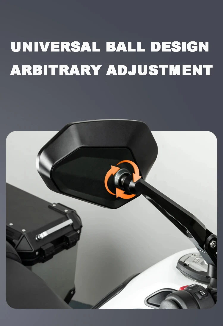 لهوندا X-ADV 750 XADV 750 ADV 350 2025-دراجة نارية مجال رؤية كبير للغاية زاوية واسعة عاكس للطي الجانب XADV750 المرايا