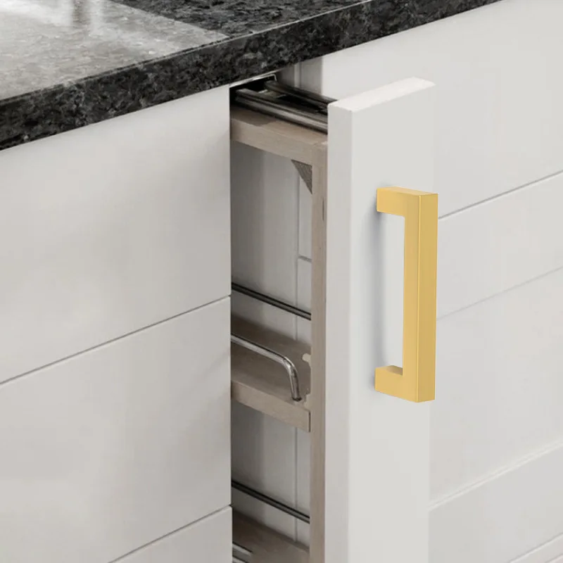 Gold Matte Black Cabinet Pulls Comfortable Grip Cabinet Pulls Bathroom Pulls Comfortable Opening Easy Installation
