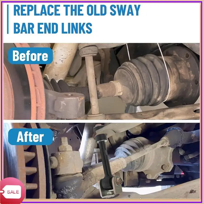 Prominente set di collegamenti terminali con barra antirollio durevole per la movimentazione fuoristrada per Silverado, GMC Sierra 1500 HD/2500 HD/3500 HD 1999-2