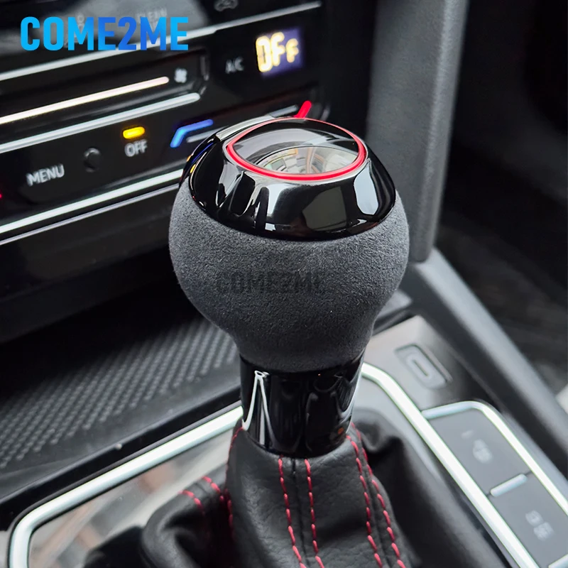 Suede Automatic Gear Shift Knob Shift Lever Handle Head for Audi A3 S3 RS3 Q5 S6 RS6 A4 A5 A7 A6 Golf MK6 MK7