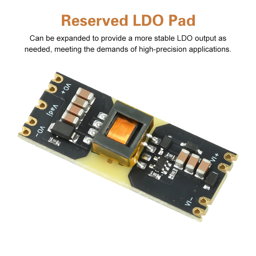 JW3510 Isolated Power Module DC-DC Buck Converter 3-42V Input to 5/12V Output Boost Module Stabilizer Board Reserved for LDO